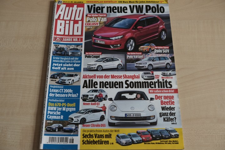 Deckblatt Auto Bild (16/2011)